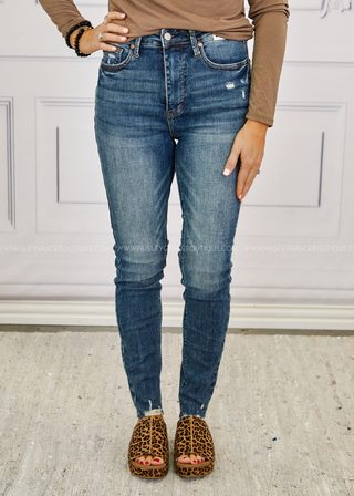 Alba Control Top Skinny Jeans by Judy Blue