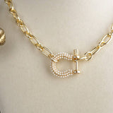 Zara Shackle Chain Toggle Necklace - 2 Styles