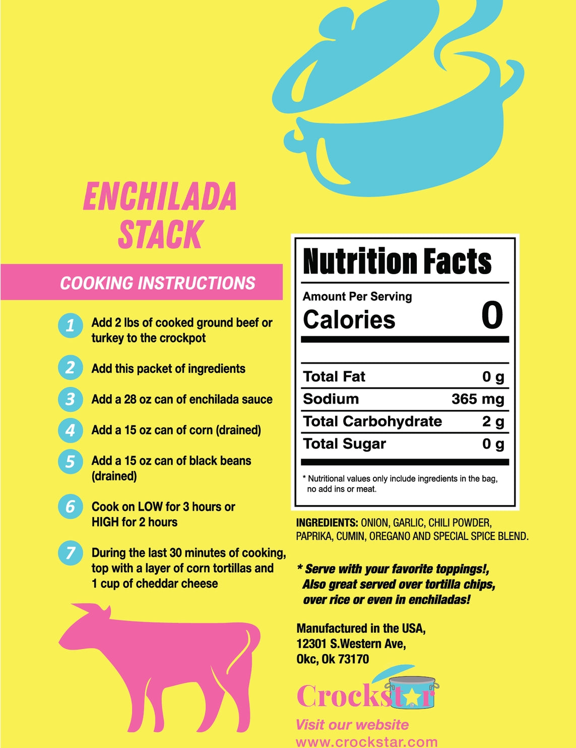 PREORDER - Crockstar - Enchilada Stack