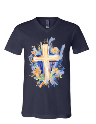 Painted in His Love Graphic Tee - Crew or Vneck