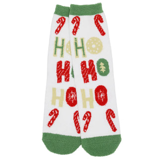 DB -  Here For The Holiday Fuzzy Socks - Ho Ho Ho