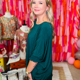 Pretty Little Detour Top - Jewel Green
