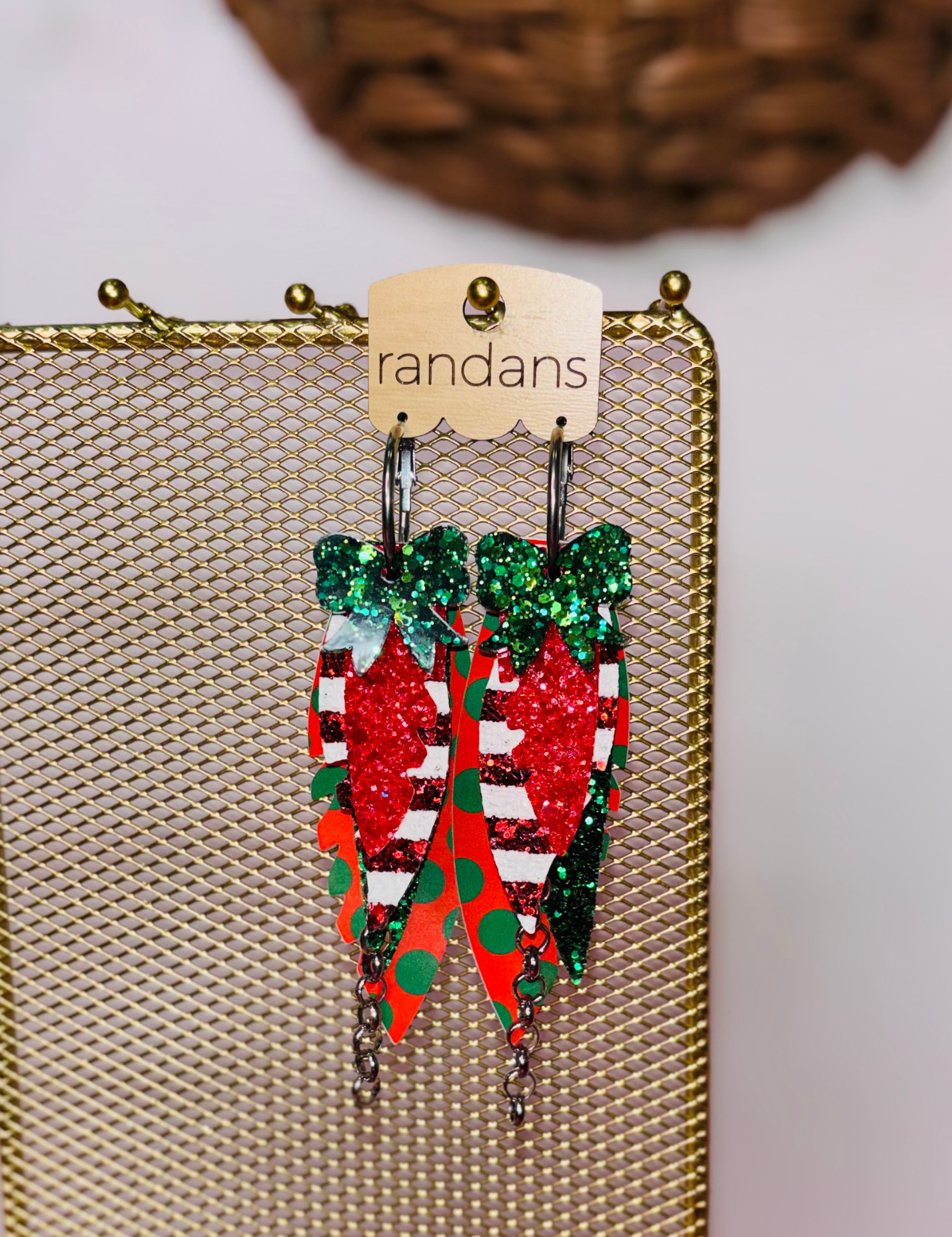 Large Layered Earrings - Electric  - PREORDER