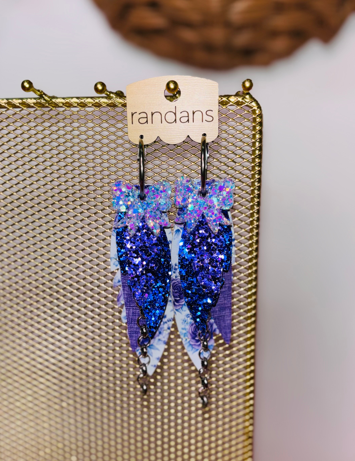 Large Layered Earrings - Electric  - PREORDER