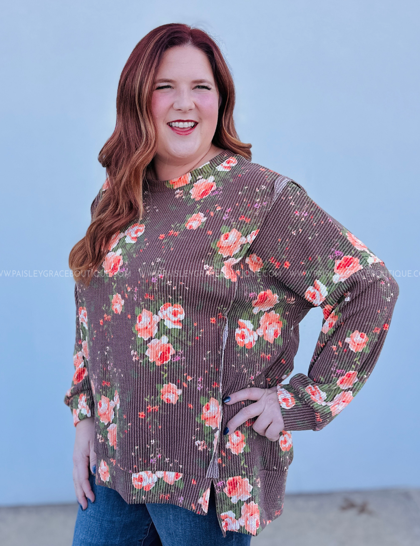 Sparking Joy Top - Brown* LAST ONES FINAL SALE *