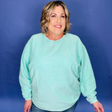 Cloud Gazing Corded Pullover - Seaglass* FINAL SALE *