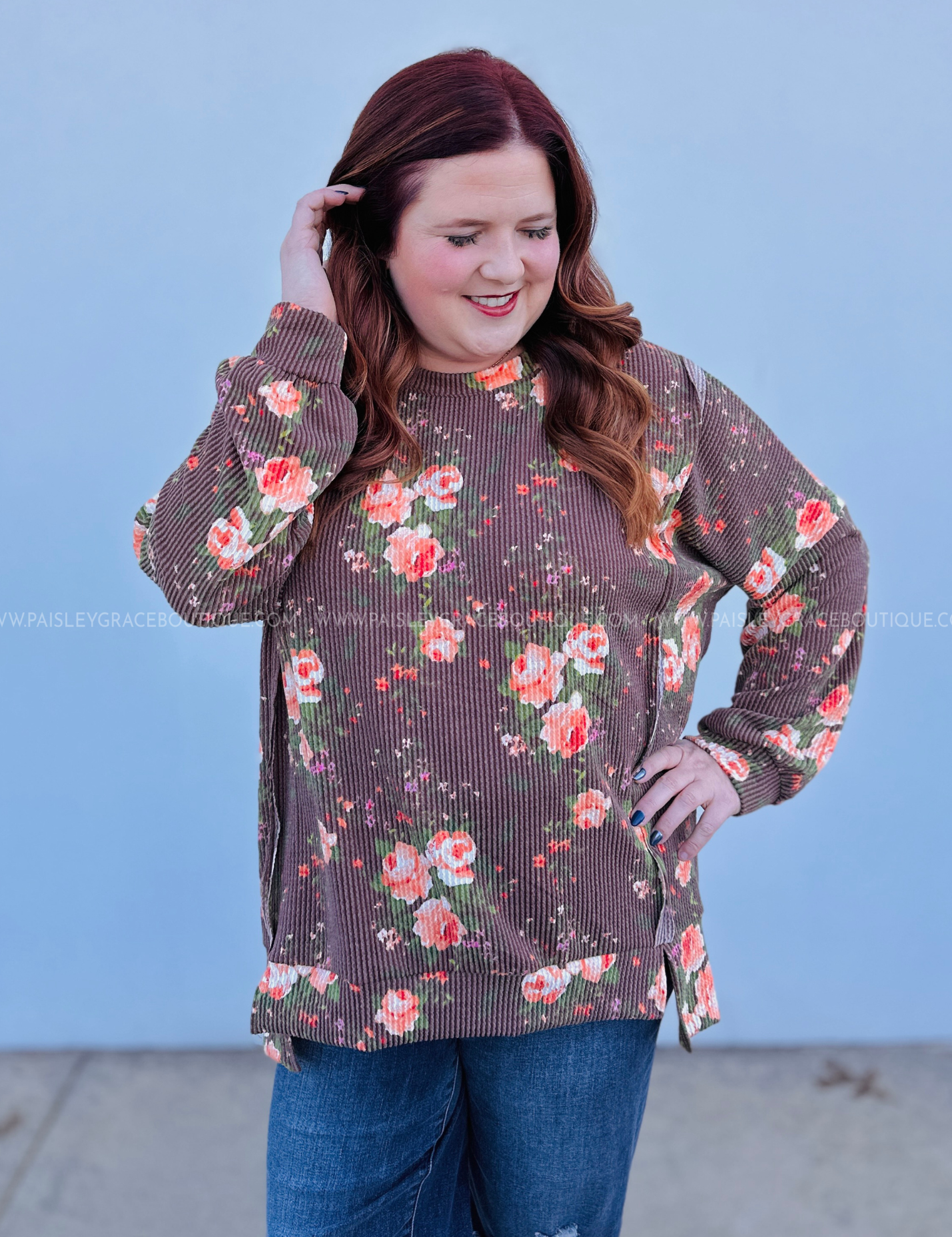 Sparking Joy Top - Brown* LAST ONES FINAL SALE *