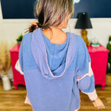 Washed Colorblock Cardigan Mixed Media - LAST ONES FINAL SALE