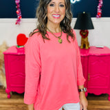 In Good Company Top - Coral