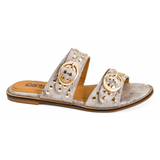 Hey Hottie Sandals - Cream Crackle PREORDER