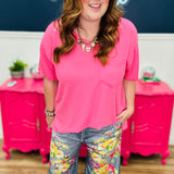 Botanic Blur Printed Faux Denim - LAST ONES FINAL SALE