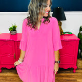 Dear Scarlett Lizzy Sunday Dress - Pink Glow - FINAL SALE