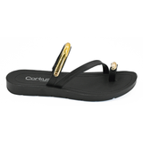 Hit The Strip Sandals - Black PREORDER