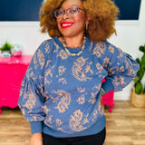 Pretty In Paisley Pullover *Final Sale*