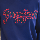 PREORDER- Joyful Plaid Patch Luxe Pullover