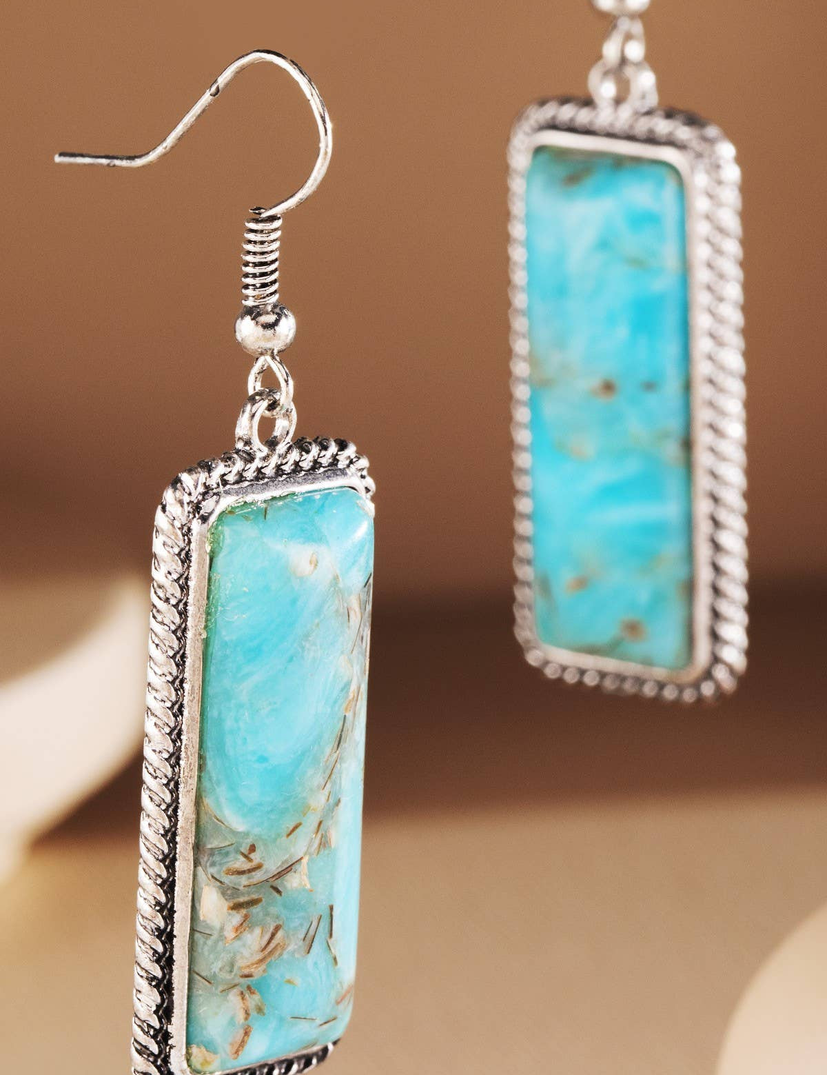 Camryn Western Semi-Stone Dangle Earrings