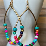 Lydia Beaded Teardrop Earrings