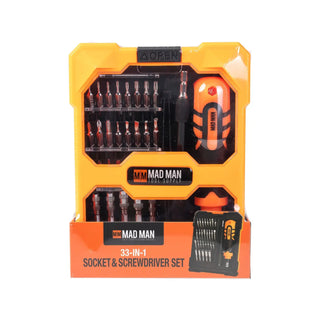 DB - 33-in-1 Socket & Screwdriver Set