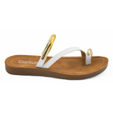 Hit The Strip Sandals - White PREORDER