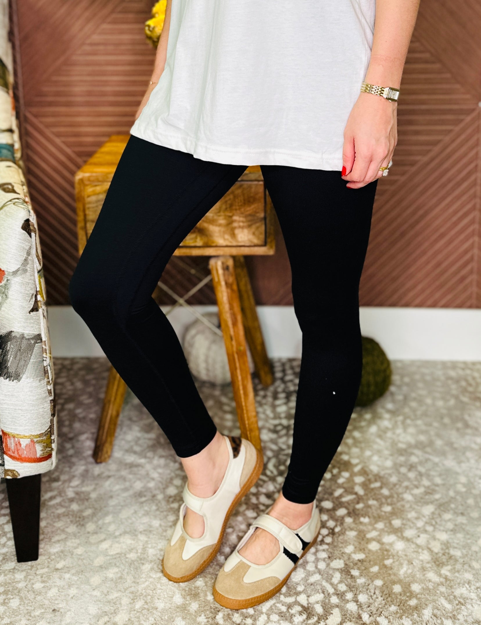 Alexa Butter Soft Leggings - Black
