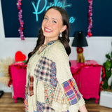 Boho Tiered Patchwork Top