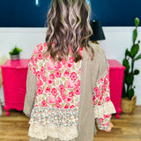POL Long Sleeve Roomy Fit Top - FINAL SALE