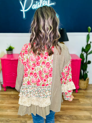 POL Long Sleeve Roomy Fit Top