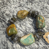 Sandra Ling Real Turquoise Bracelet - CIJ 47