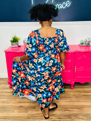 Bloom With The Tide Maxi Dress