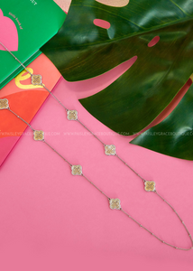 Kenzie Long Clover Necklace - 2 colors
