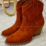 Deirdra Boots by Very G - Rust Suede - LAST ONES FINAL SALE
