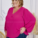 Whims Of Fate Top - Magenta* LAST ONES FINAL SALE *