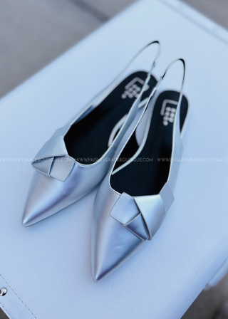 Audrey Flats by Shu Shop - Silver