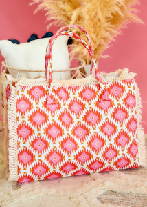 Stacey Woven Tote
