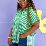 Life by The Lake Top - Green* FINAL SALE *