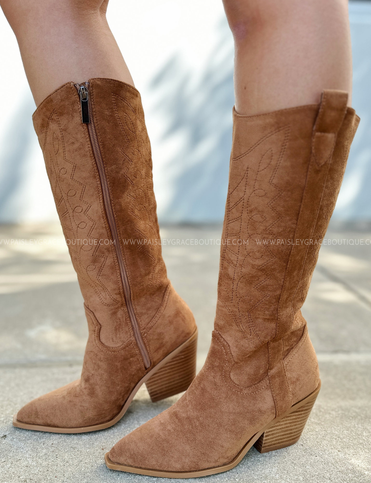 Howdy Cowboy Boots by Corkys - Cognac Suede* FINAL SALE * - ALL STAR SALE