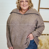 Coffeehouse Gossip Half Zip Pullover* LAST ONES FINAL SALE *