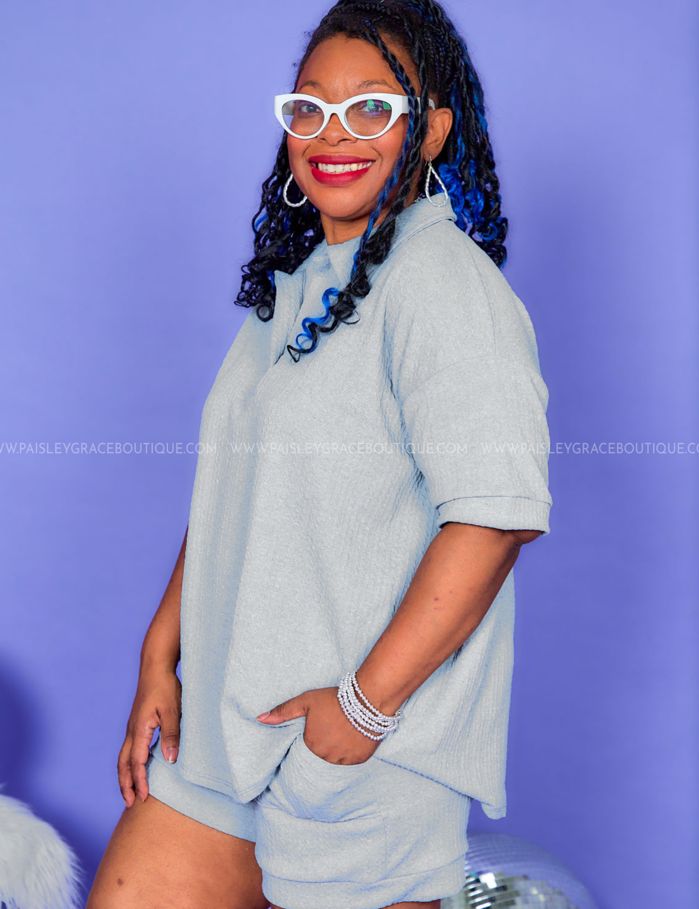 Casually Stunning Top - Heather Grey - LAST ONES FINAL SALE