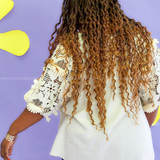 Paradise Pretty Top - Oatmeal* FINAL SALE *