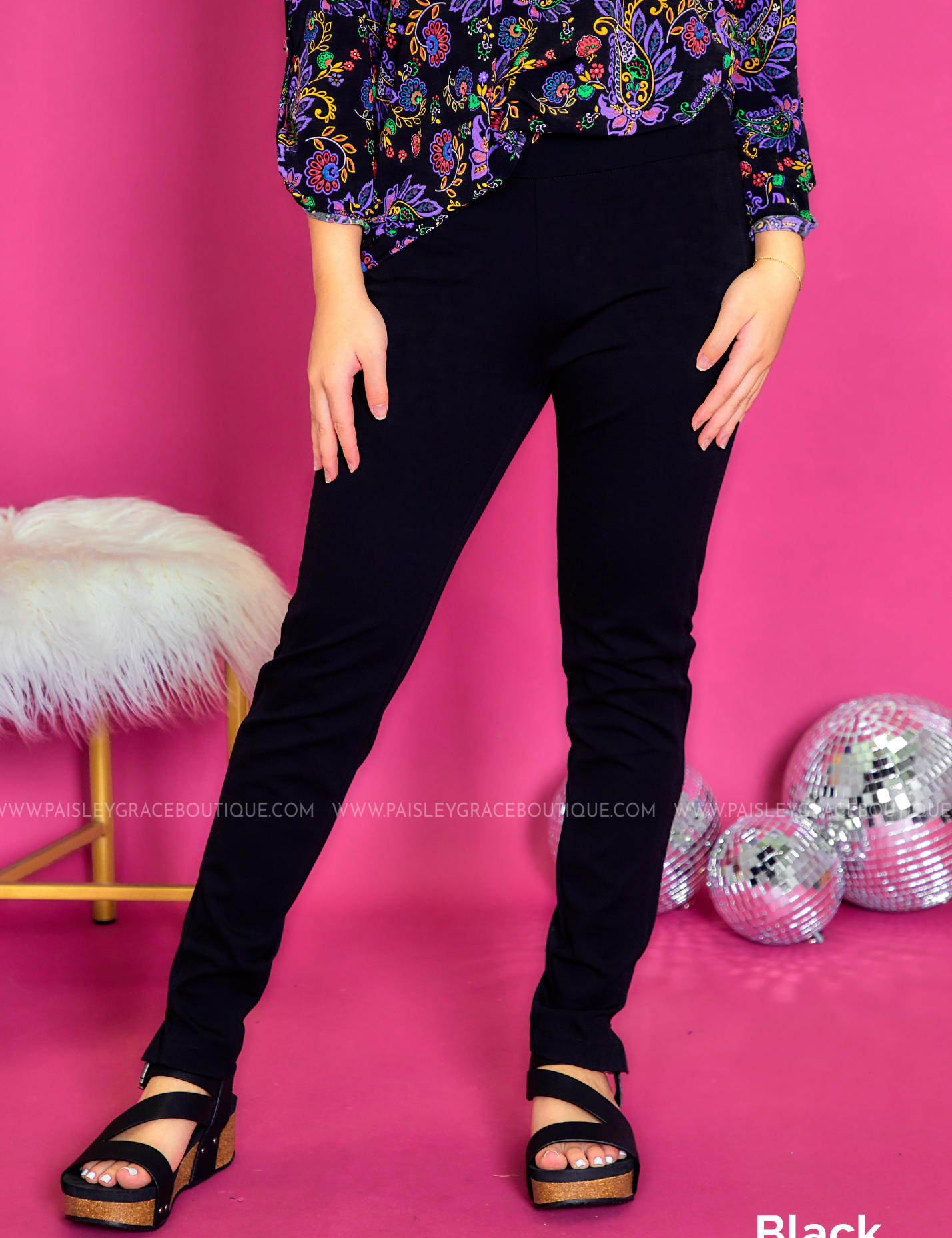 Chic Solid 28” Skinny Pants - FALL* LAST ONES FINAL SALE *