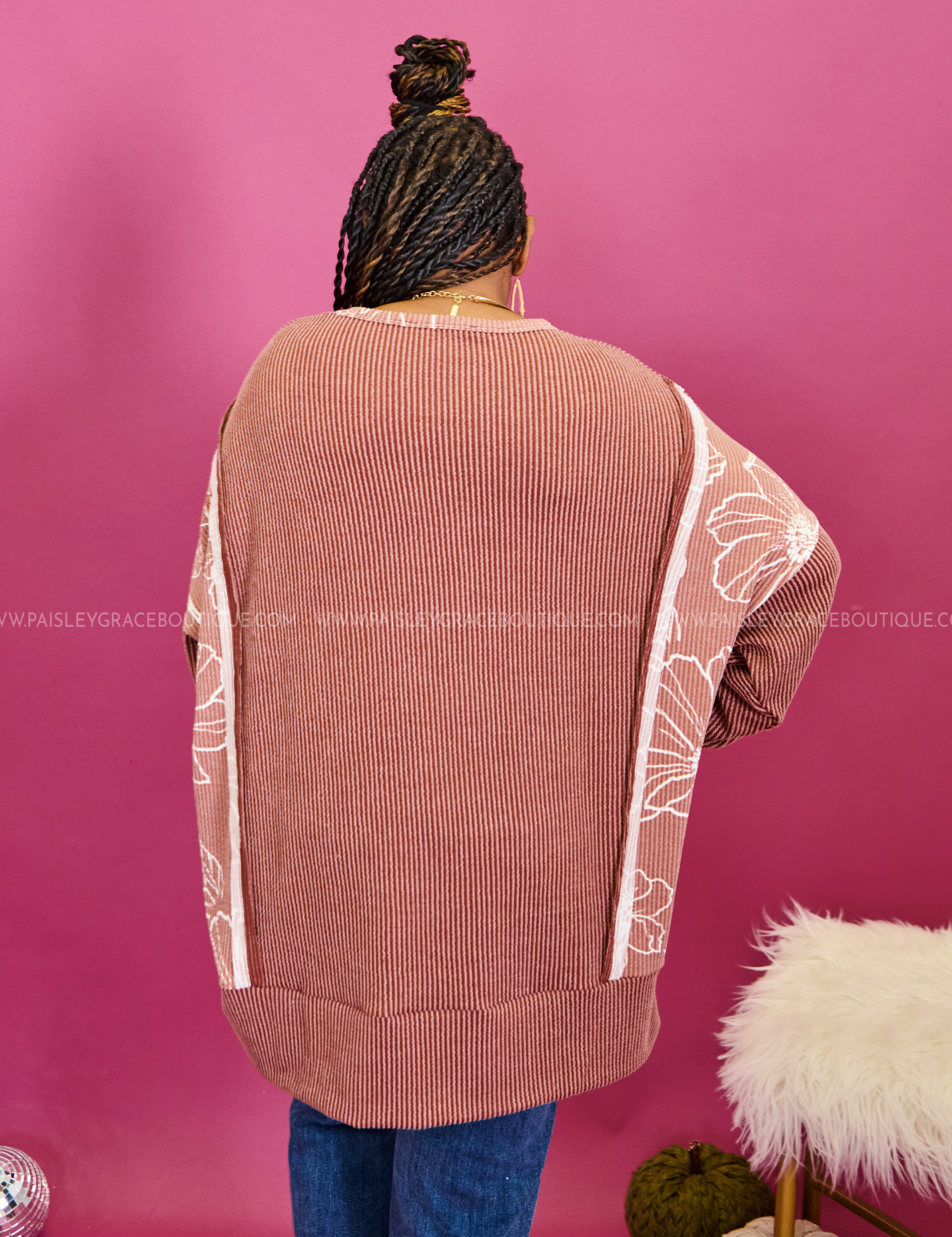 Invisible Strings Top - Brown - LAST ONES FINAL SALE