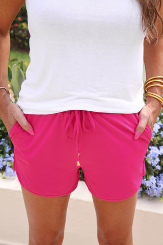 PREORDER- Solid Raspberry Everyday Shorts