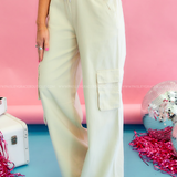 Carina Convertible Cargo Pants - Beige - LAST ONES FINAL SALE