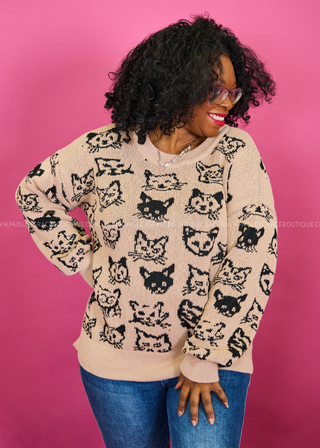 Feline Fine Sweater