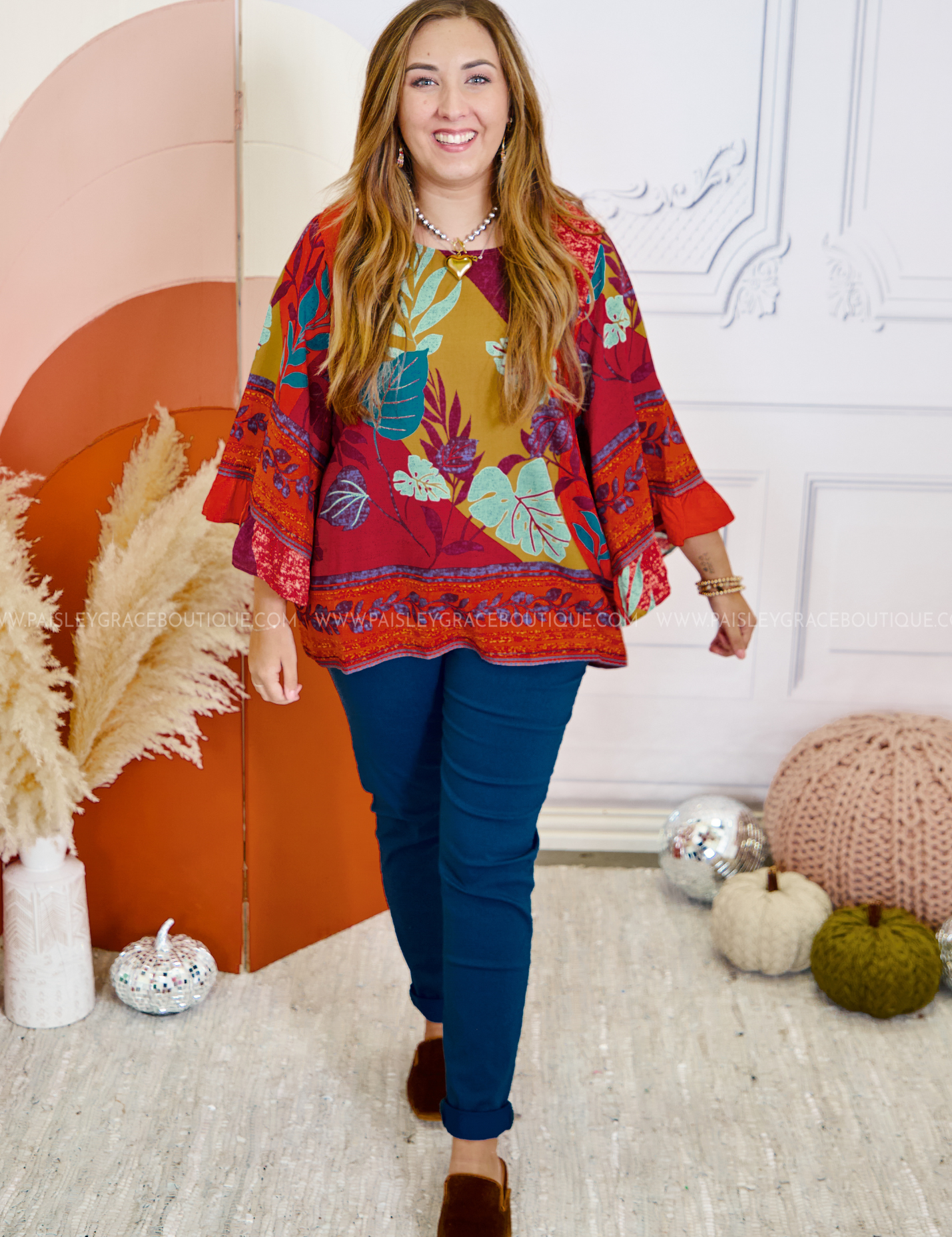 Palm Before The Storm - Rose/Green* LAST ONES FINAL SALE *