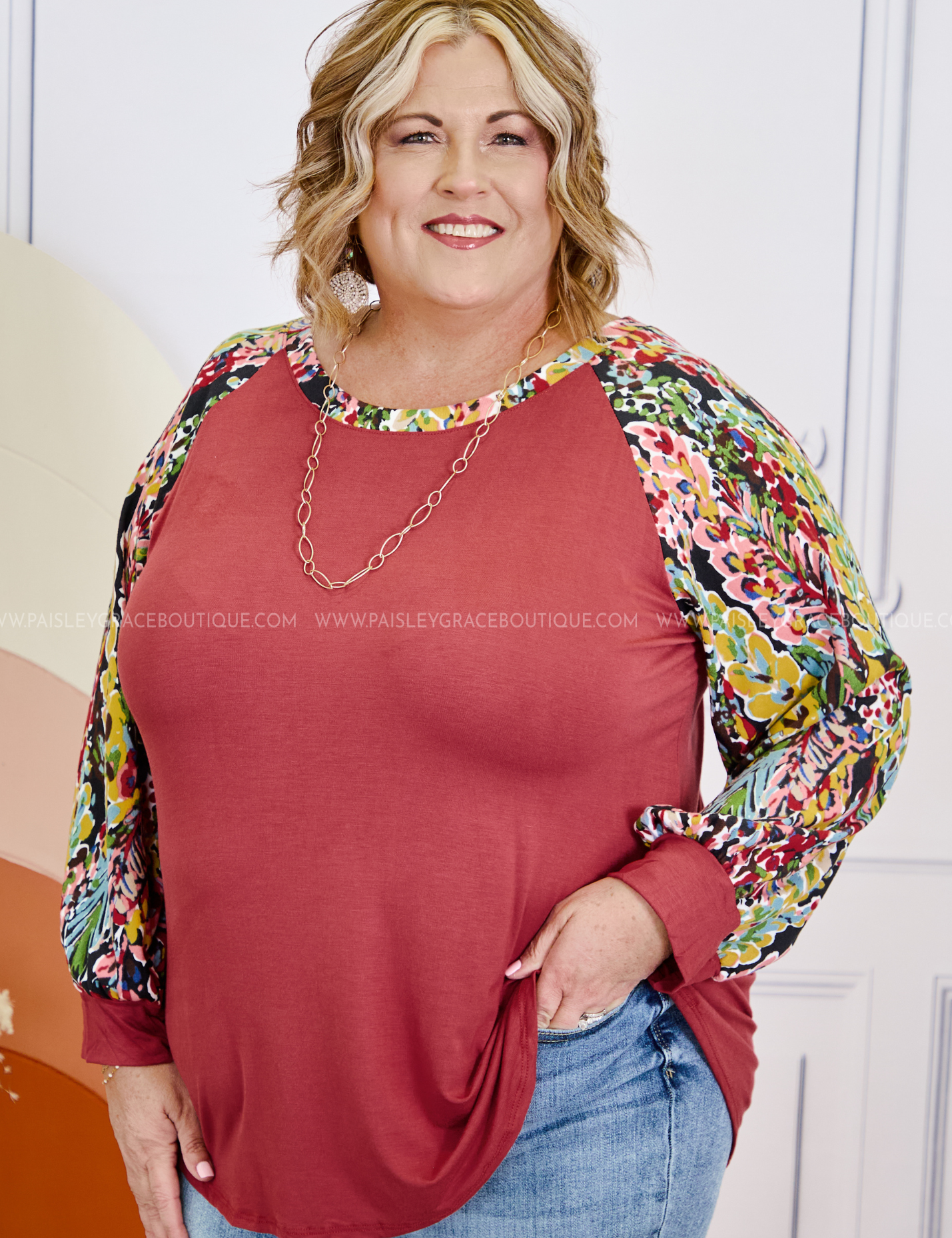 Wildflower Whirl Top - LAST ONES FINAL SALE