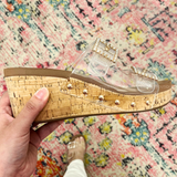 Main Squeeze Wedges by Corkys - Clear* FINAL SALE *