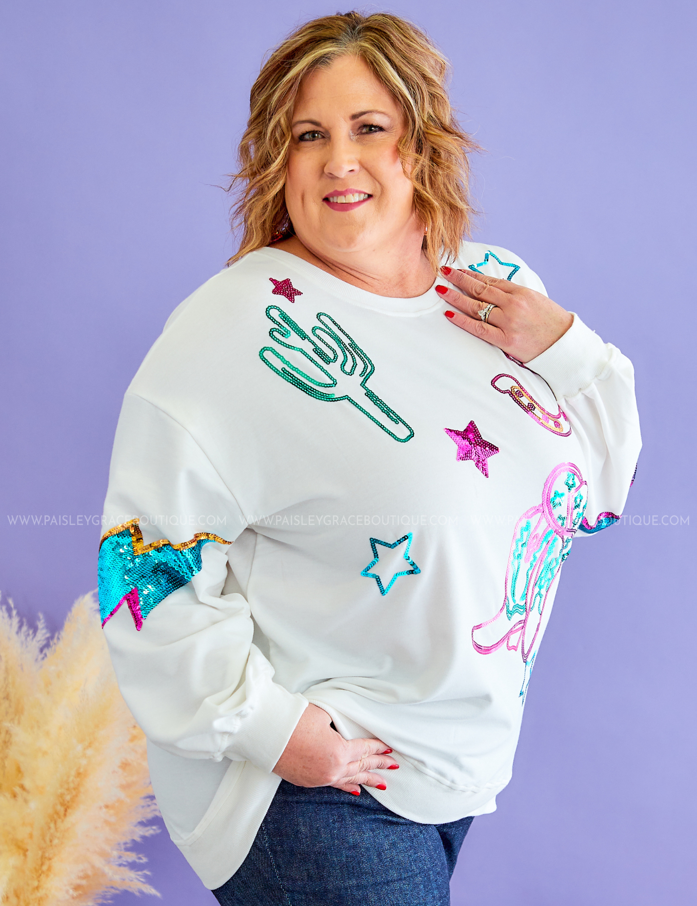Rodeo Roundup Pullover - LAST ONE FINAL SALE