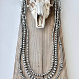 Aurelie Layered Navajo Pearl Necklace