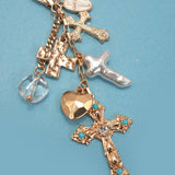 Heavenly Heart Pearlized Bag Charm